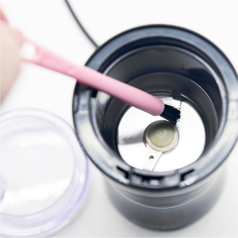 Dual-Head Cleaning & Milk Frother Brush for Coffee Machines