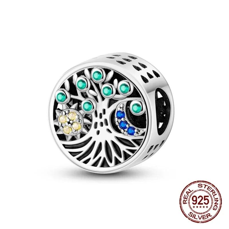 S925 Silver Butterfly Sparkling Flower Iris Tulip Lavender Sunflower Beads Fit Original  Bracelet DIY Bead Women Jewelry