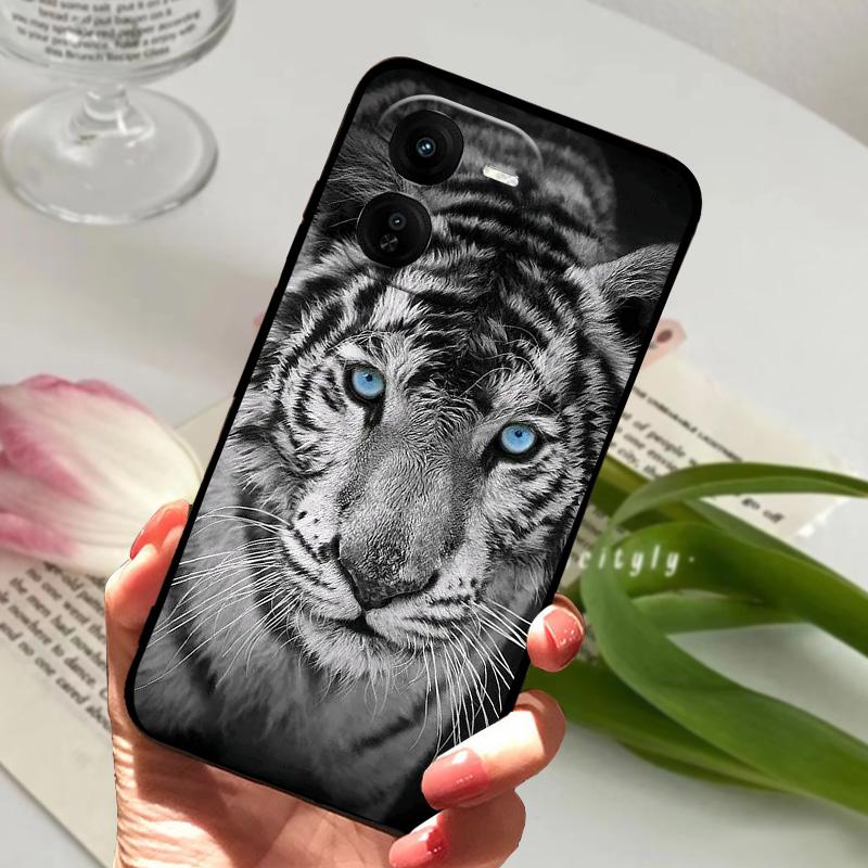 For Vivo IQOOZ9X Cases Z9 Turbo Z9X Z9Turbo 5G Luxury Painted Phone Silicone Soft Back Cover For IQOO Z9 Lite Protective Shells
