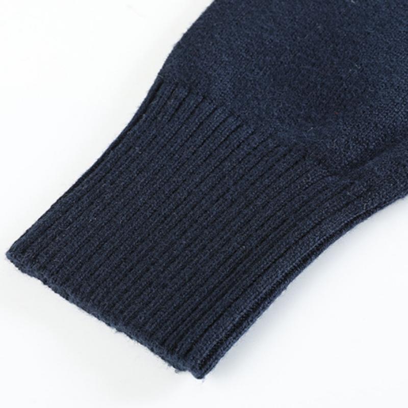 Korean Solid Color Children's Pullover Long-sleeved Sweater Parent-child Wear Medium and Large Children's Knitted Bottoming Shirt