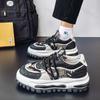Mode Vier Jahreszeiten Herrenschuhe 2025 Neue Atmungsaktive Freizeit-Sneaker Vielseitige Dicke Sohle Höhenerhöhend Rutschfest Klobige Sneaker