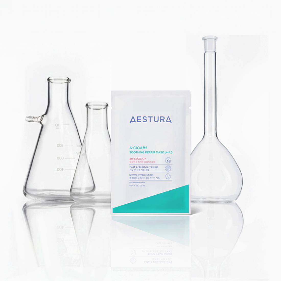 [Double] NEW A-Cica365 Soothing Repair Mask pH 4.5 5 Sheets_125ml x 2