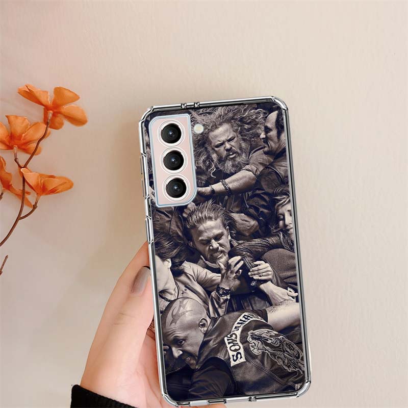 Sons of Anarchy Phone Case For Samsung S24 S25Edge Galaxy S22 S25 Ultra S21 S23 FE S20 S10 Plus S10E Cover Shell Coque Clear Sil