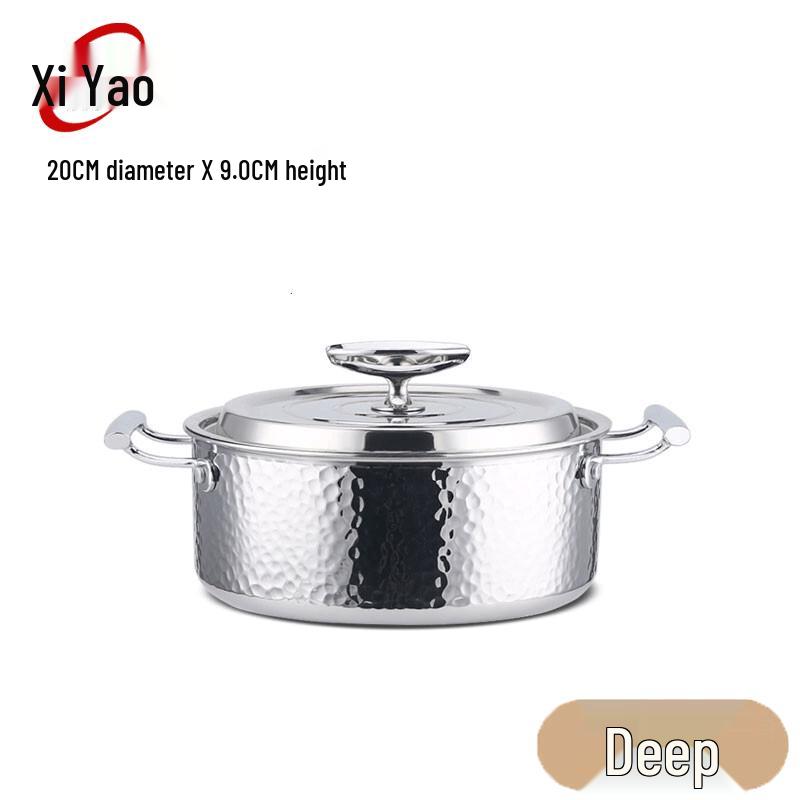 Xiyao 304 Stainless Steel 3-Ply Composite Milk Pot