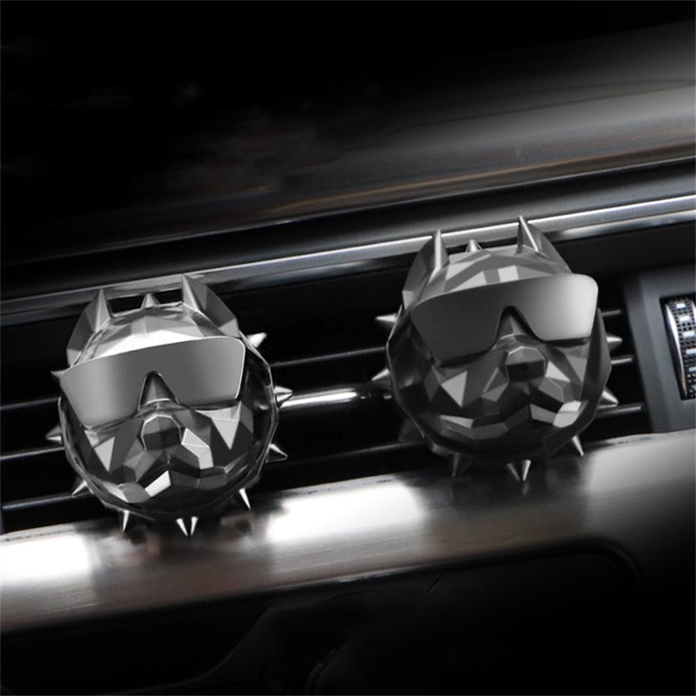 Car Dog Vehicle Decoration Luxury Brand Interior Decoration Doll Car Air Vent Outlet Bulldog For Cars