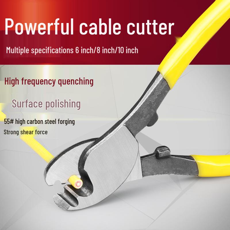 Elektrikářské 10" kleště na kabely a odizolování drátů