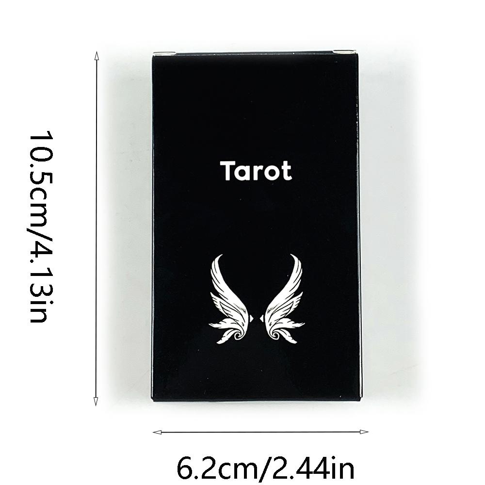 Tarot Deck 78 Pcs Tarot Cards Channel Energy Through Bold Strokes and Striking Contrasts Tarot Deck Family Gathering Cards Game
