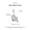 Original Charms Beads Copper Red Open Russian Nesting Dolls Pendants For Woman Diy Jewelry For Bracelet Accessories
