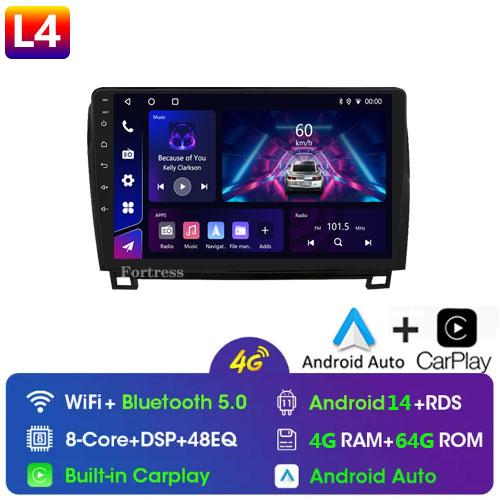 2Din Android Autoradio GPS for Toyota Tundra XK50 2007-2013 Sequoia XK60 2008-2017 Car Radio Multimedia Video Player Navi Stereo