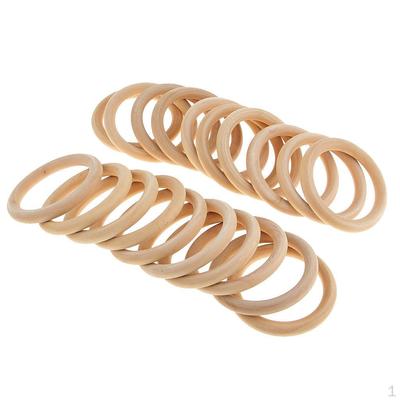 20 Adet 80MM Bitirilmemiş Büyük Ahşap Halkalar Daire Ahşap Kolye Bağlantı Parçaları DIY Projeleri Takı ve