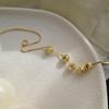Five Blessings Gold-Plated Necklace - Japanese/Korean Light Luxury Niche Jewelry for Women