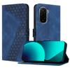 For Xiaomi Poco M7 4G (169mm) Leather Case 7-Shaped Pattern Wallet Stand Shockproof Phone Cover
