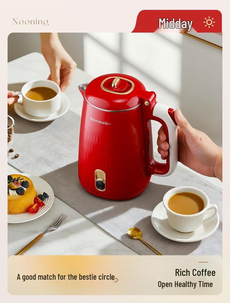 Songyi 2.5L Stainless Steel Electric Kettle - Fast Boil and Smart Keep-Warm Feature for Home Use