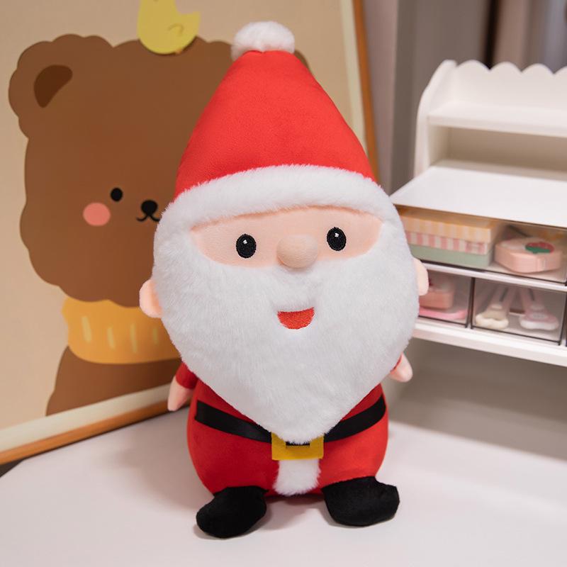 Plyšová bábika Santa Claus a sobovia Vianočná dekorácia Darček