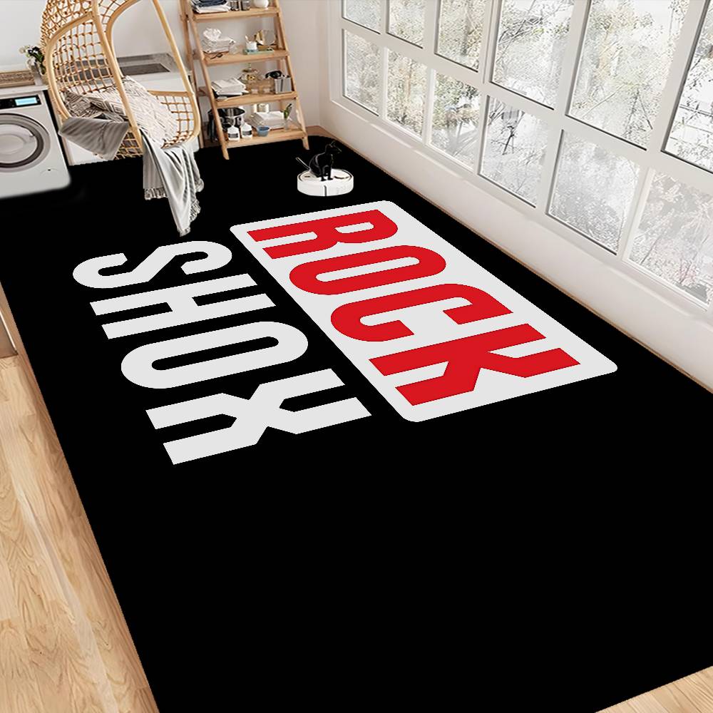 

R-Rock-Shox Mountain Bike Hallway Carpet INS Style Soft Bedroom Floor House Laundry Room Mat Anti-skid Bedside Area Rugs 40x60cm