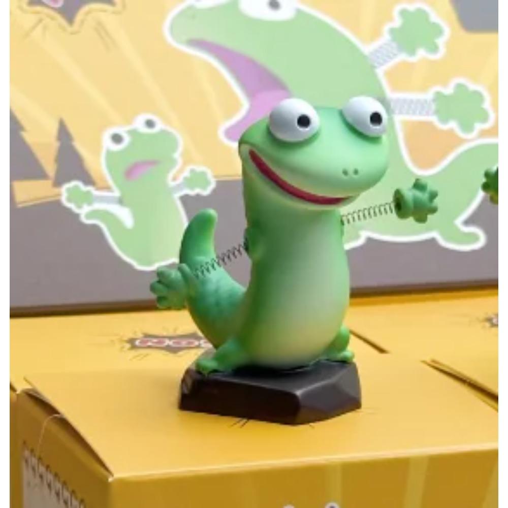 Hoppers Tom Lizard Blind Box Anime Peripheral Creative Toy Green Lizard Cute Cartoon Desktop Decoration Friend Gift