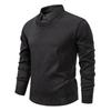 Autumn Winter Men Vintage Fleece Sweaters Men Polo Collar Pullover Men Casual Thick Sweater Men Knitwear Korean Bottomed Shirt