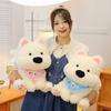 Highland Scarf West White Terrier Plush Toys Cartoon Animals Fill Doll Xmas Gift