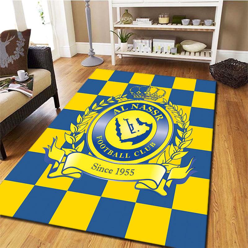 Al-Nassr Carpet Rug for Living Room Bedroom Home Sofa Decoration,Kids play Non-slip Floor Mat