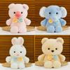 Soft Plush Bunny Doll With Short Pile Cotton For Kids And Collectors