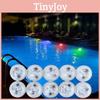 Led Tea Underwater Lights Submersible Rgb Multicolor Candles Remote Lamp Control