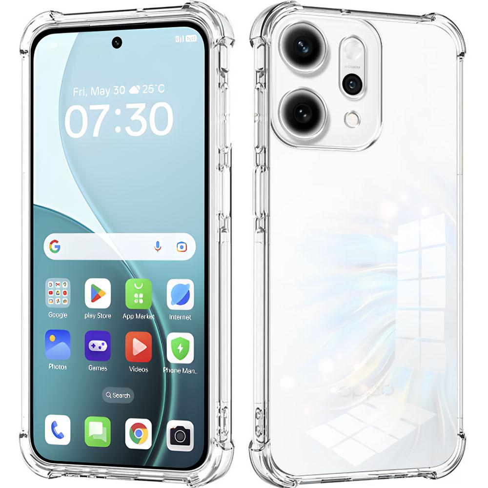Phone Case OPPO Reno 14 Pro 14 F Case Airbag Soft Silicone Clear Shockproof Back Cover For OPPO Reno 14F reno14 Protect Funda