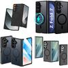 High Quality Semi Transparent Magnetic Drop Proof Folding Cell Phone Case for Samsung Galaxy ZFold 7 5G 6 8 Wide Business Men