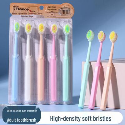 Jumbo Soft Bristle Toothbrush: Wide Head for Deep Cleaning - Perfect for Adults, Couples & Families