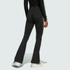 Adidas Originals Clover Flared Leggings Three Stripes Spliced Knit Sports Pants Women Bottoms Black IV9342