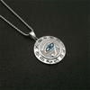 Ägyptisches Auge des Horus Anhänger Gold Silber Farbe Edelstahl Rundes Halskette für Männer Frauen Altes Ägypten Schmuck Geschenk 2025