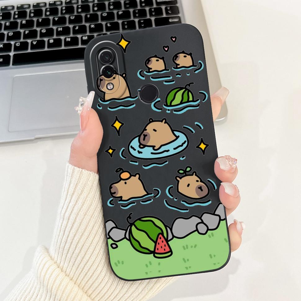 For Xiaomi Redmi Note 7 Case 2019 Lovely Cartoon Painting Back Cover Soft Slim Phone Case For Redmi Note 7 Note7 Bumper 6.3"