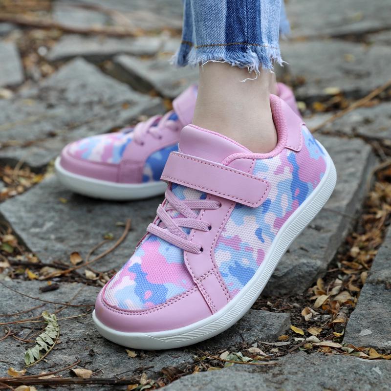 Autumn Camouflage Skate Shoes: Trendy, Versatile, Breathable for Boys & Girls