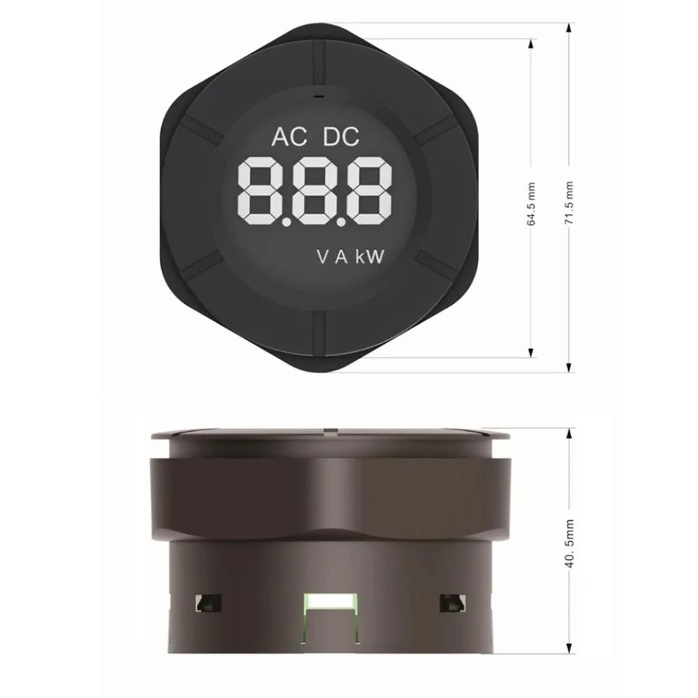 Digital LCD Voltmeter DC 0 300V Voltage Indicator with Large Font Display for LED System Solar and Vehicle Applications