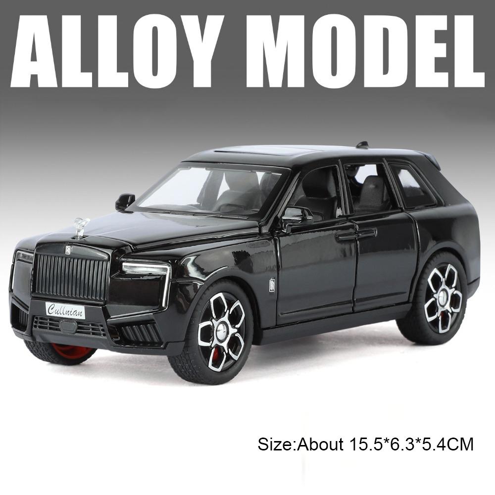 1:32 modelov áut Rolls Royce Cullinan Wraith Hračka Kovový odliatok Zvuk Svetlo Otvárateľné dvere Luxusné vozidlá Domáce dekorácie Ozdoby