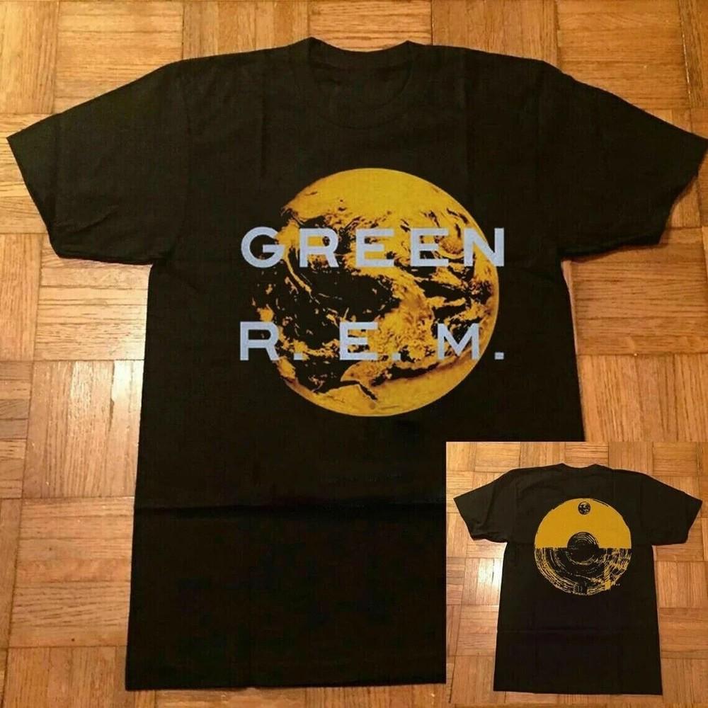 R.E.M T-Shirt, Vintage 1989 R.E.M Green Tour Concert T-Shirt  20D1261 Unisex T-Shirt L