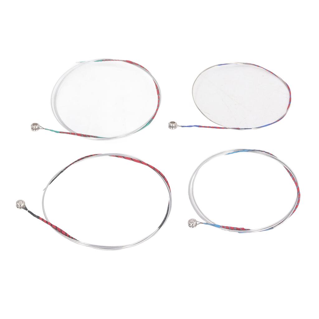 4PCS Set Violin String Set Chrome Steel Nylon Universal Violin String Replacement for Student and Beginner