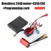 440 2440 Brushless Motor 4600KV 35A Brushless ESC Electric Speed Controller Programming Card Replacement for       1Celsius16 1Celsius1
