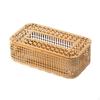 Tissue Box Cover Container Iron Art Rectangle Facial Paper Napkin Holder for Bar Home