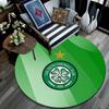 Celtic FC Round Area Rug,Carpet Rug for Living Room Bedroom Sofa Playroom Decor,Non-slip Floor Mat