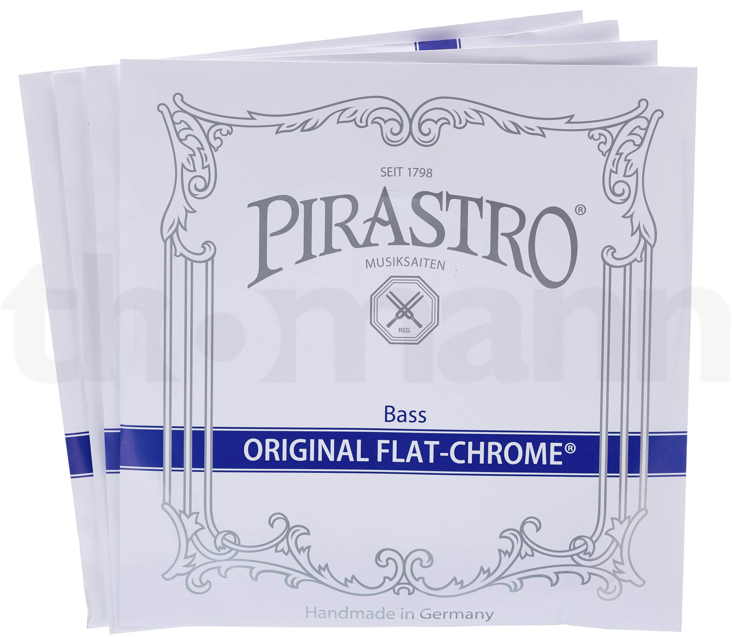 

PIRASTRO ORIGINAL FLAT-CHROME Original flat chrome double bass string set