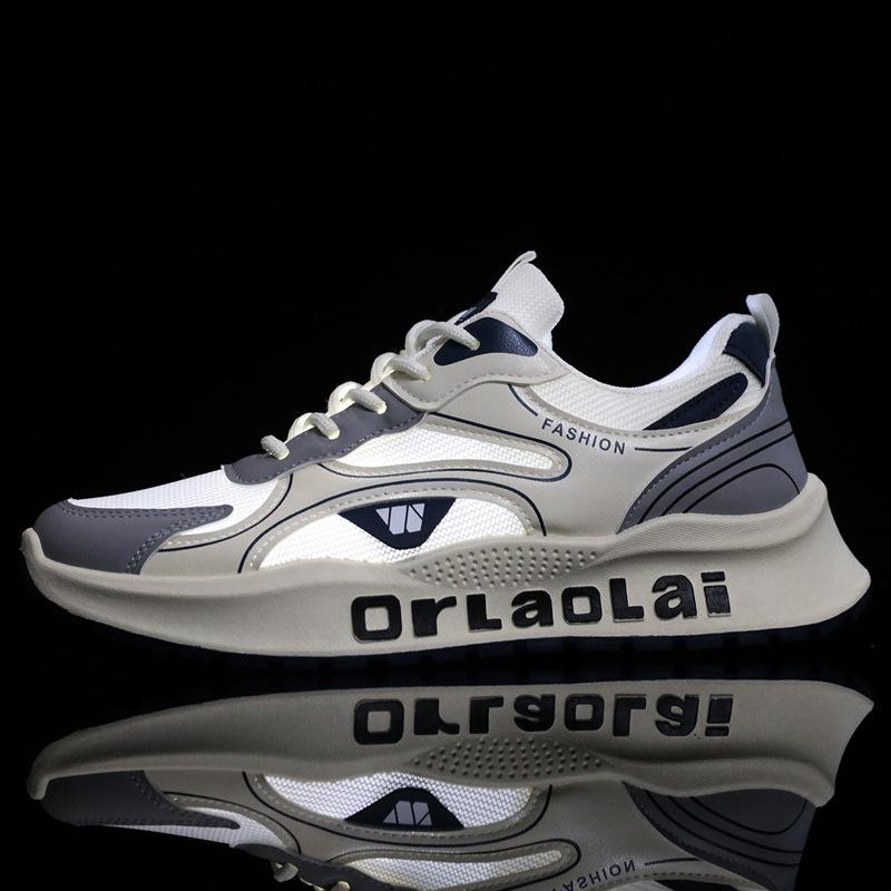 Men's shoes breathable hollow mesh sub-men's trendy versatile spring and summer casual sports shoes
