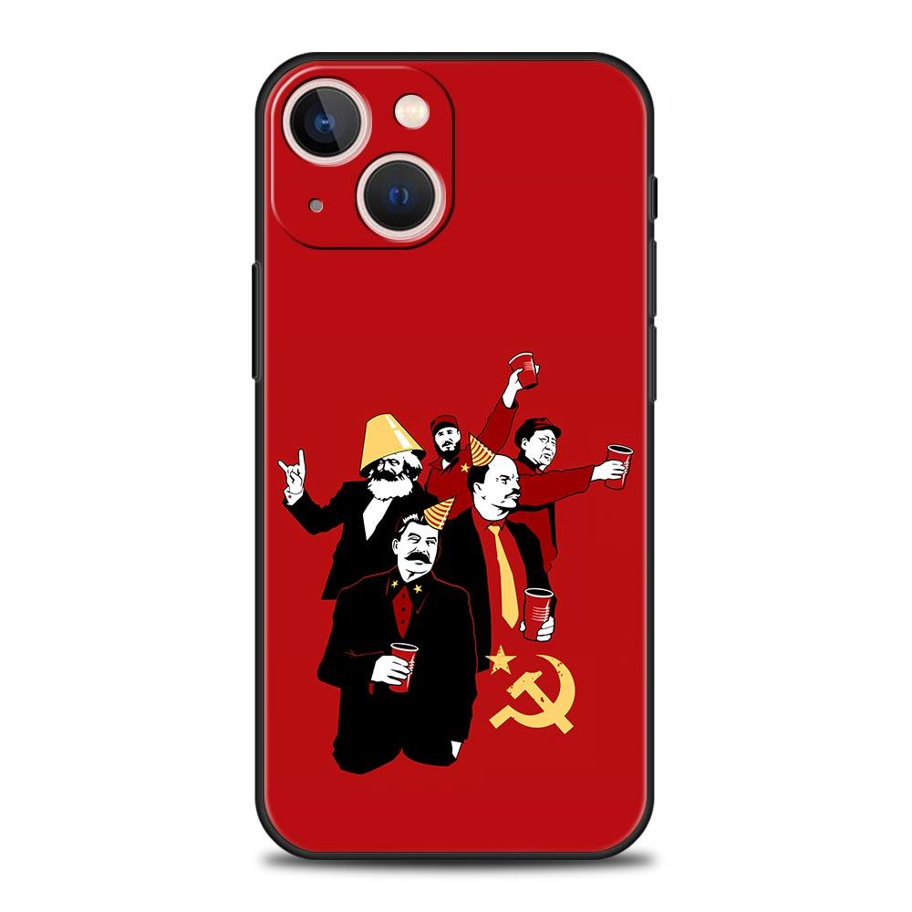 

Vintage USSR CCCP Luxury Phone Case For iPhone 15 16 14 13 12 11 Pro Max 7 8 Plus Shell iPhone X XR XS Max SE Cover Fundas iPhone 15