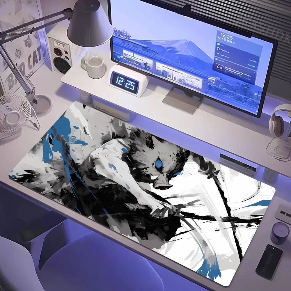 Large Demon Slayer Mouse Pad, Desk Keyboard Mat for Laptops, PC Accessories, Desk Protector, Gaming Mat, Rubber Mat