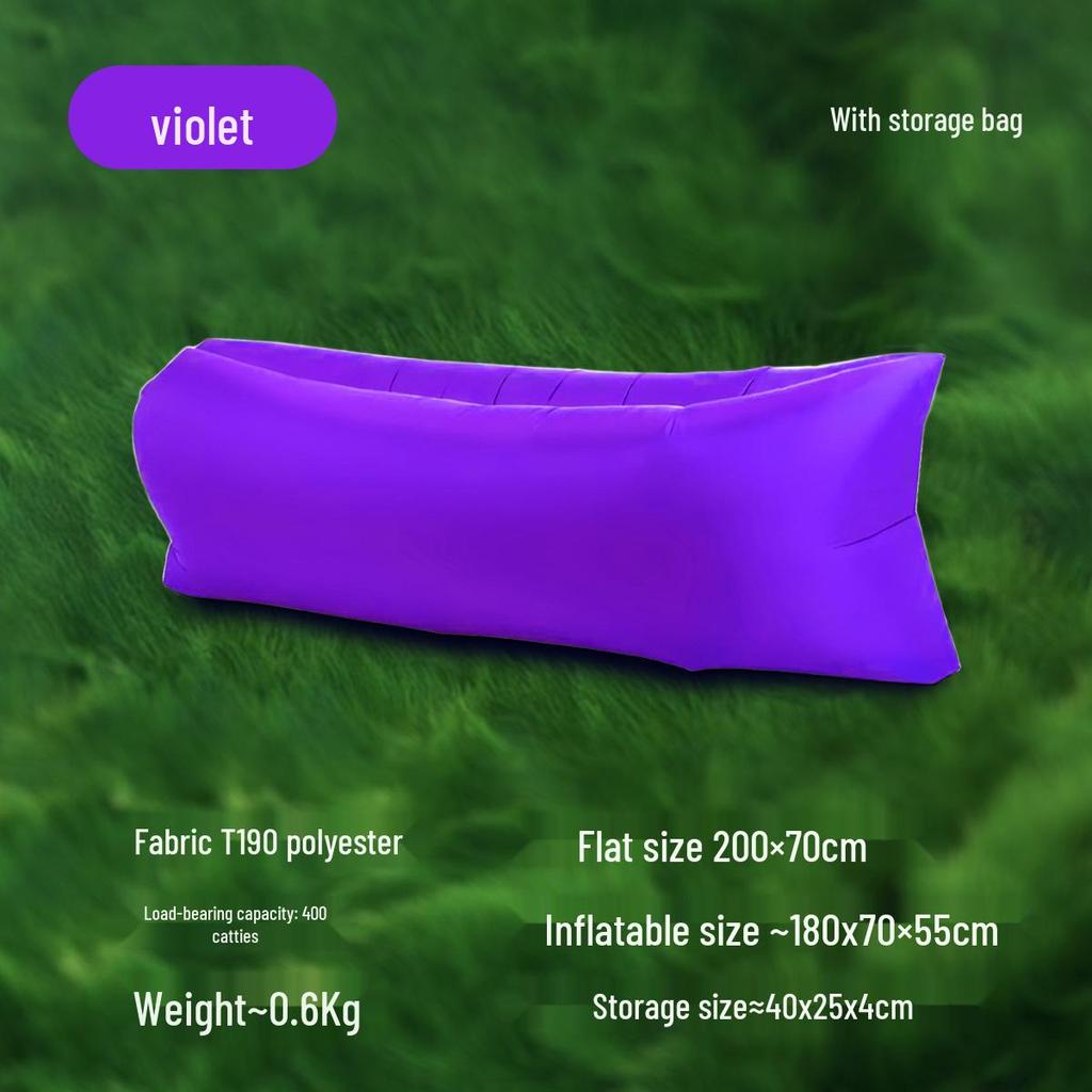 Portable Inflatable Sofa Bed for Outdoor Camping & Beach Lounging