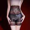 Lace Ultra-Thin Horse Oil 5D Transparent Stockings Panties Oily And Sexy Large-Size Women'S Sexy High-Waisted Boxer Leggings