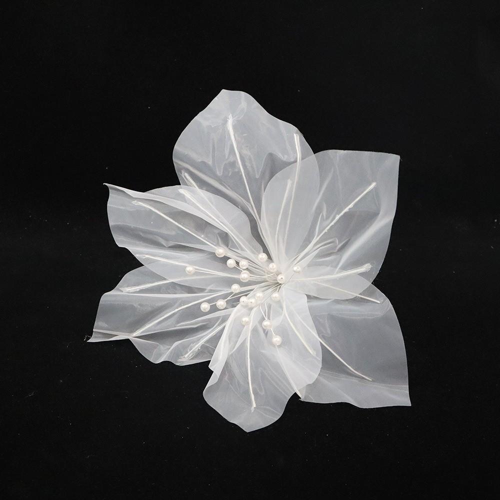 Transparent Silk Silk Yarn Lily Flower 55cm Flower Diameter Wedding Road Lead Flower