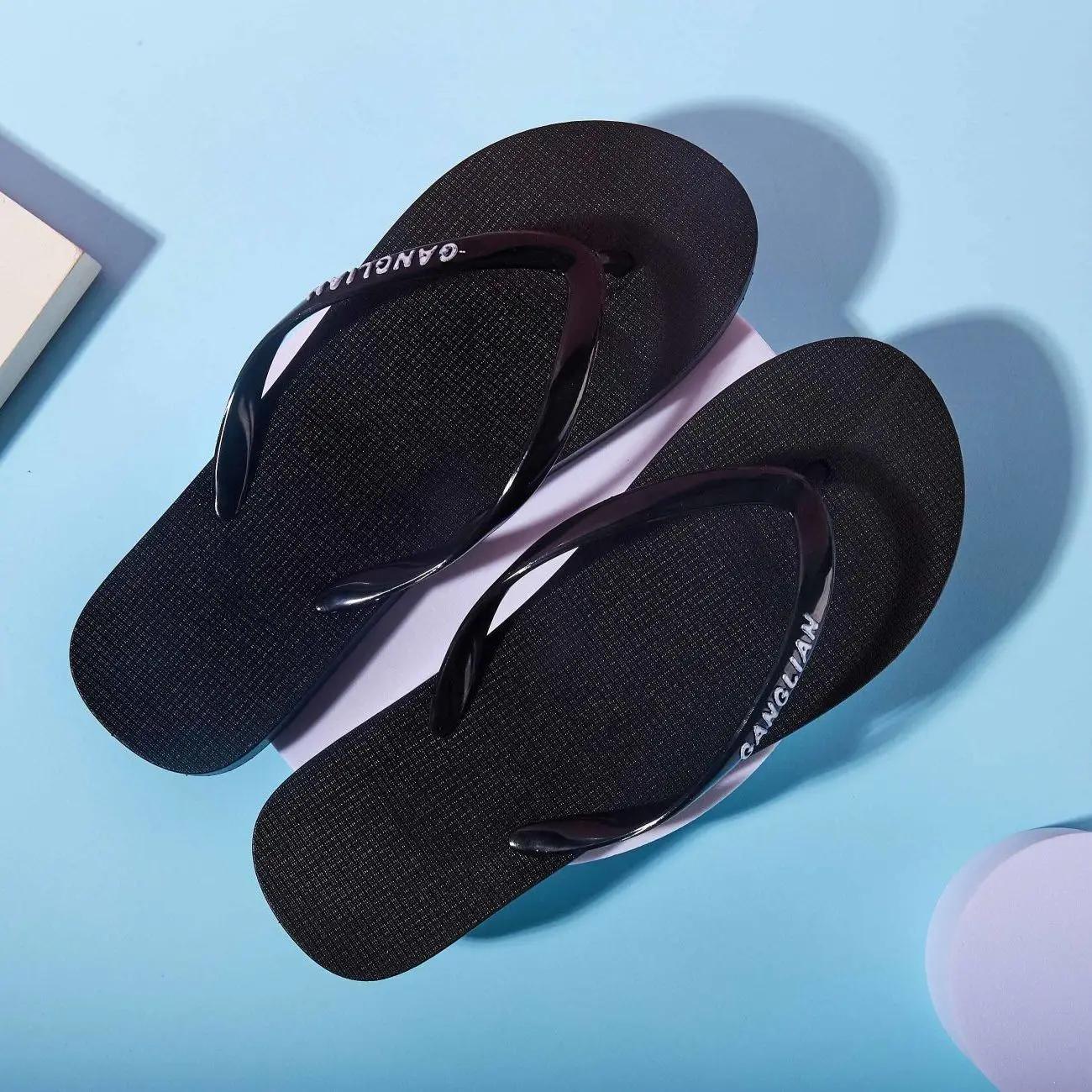 

Fashion Sandals Outside Slides Open Toe Shoes for Women Home Flip Flops Indoor on Beach Flat Bathroom Woman Slippers House Promotion Y W 36