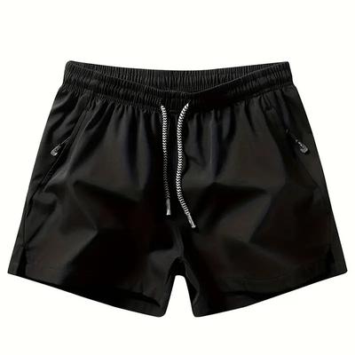 Men's Lightweight Workout Shorts Elastic Waist Casual Summer Beach Shorts