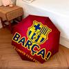 FC Barcelona  Pattern, Automatic Folding Umbrella, Portable and Foldable Design, 8 Ribs, a Christmas or Birthday Gift.