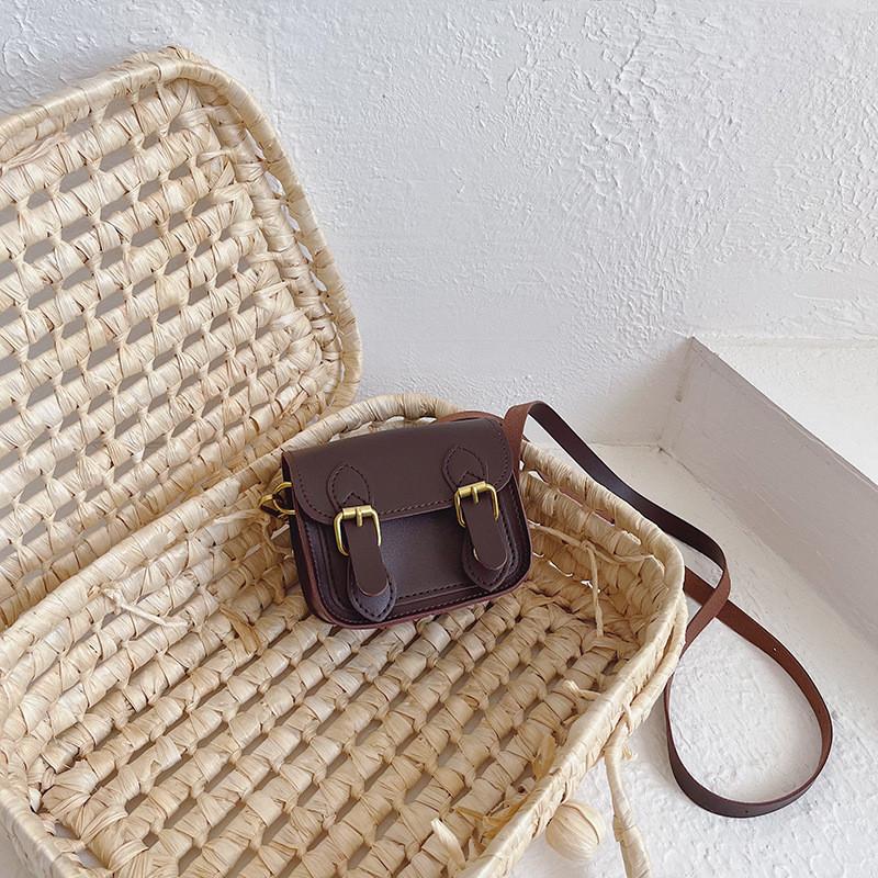 Trendy Mini Crossbody Bag For Girls Stylish Retro Design Perfect For Children Accessories